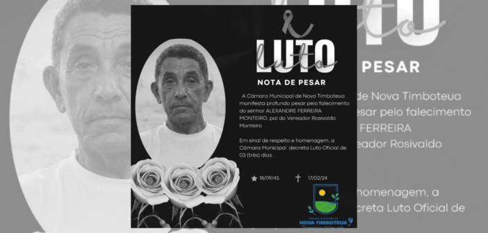 Nota de Pesar